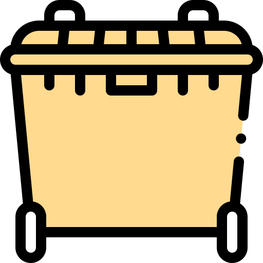 容器 Detailed Rounded Lineal color icon