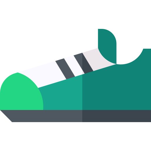 Sneakers Basic Straight Flat icon