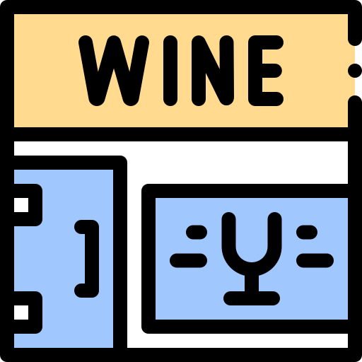 Winery Detailed Rounded Lineal color icon