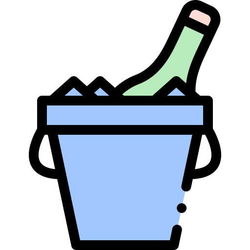 シャンパン Detailed Rounded Lineal color icon