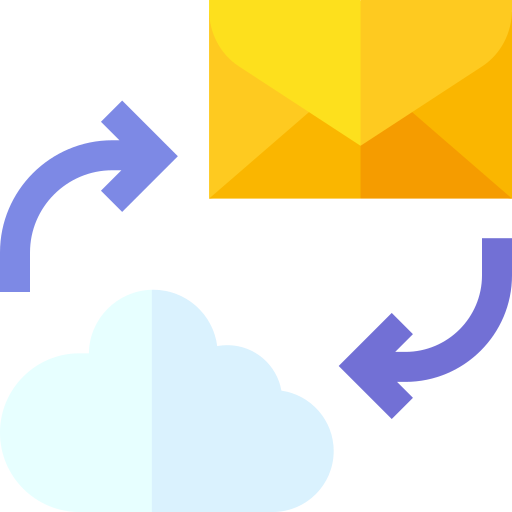 cloud-messaging Basic Straight Flat icon