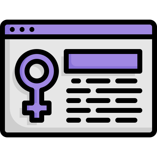Feminism Generic Outline Color icon