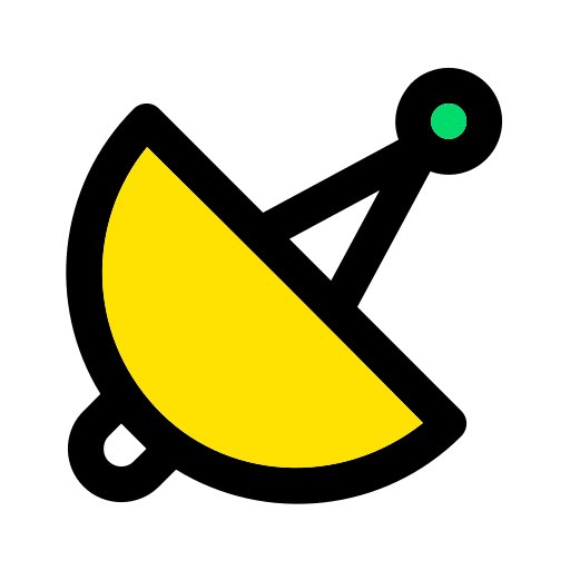 Satelite Generic Outline Color icon