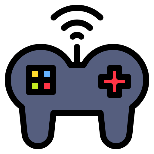 kontroler gry Generic Outline Color ikona