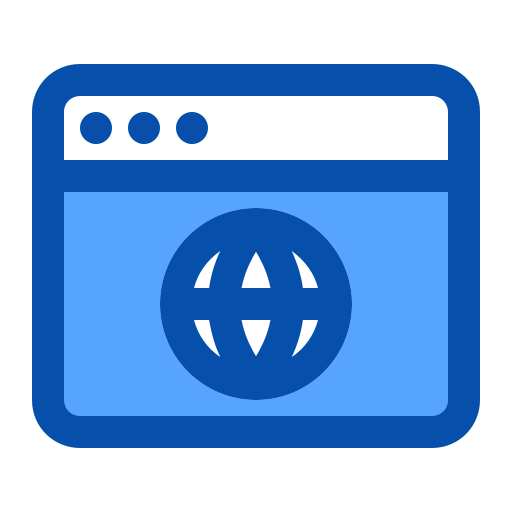 Web browser Generic Blue icon