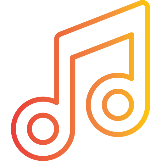 nota musical Generic Gradient icono
