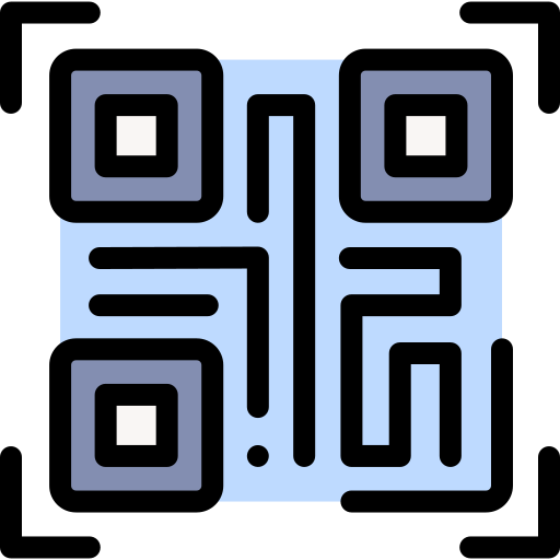 qr Detailed Rounded Lineal color icon