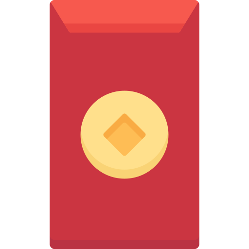 красный конверт Special Flat иконка
