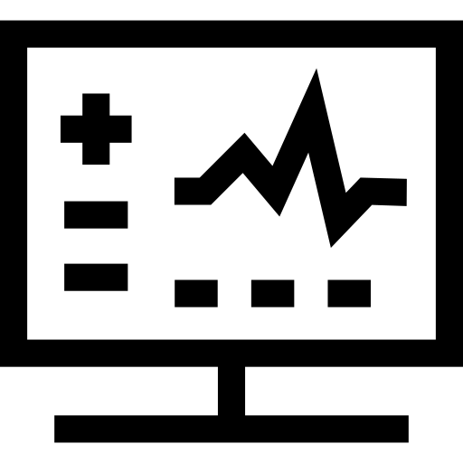 rapport médical Basic Straight Lineal Icône