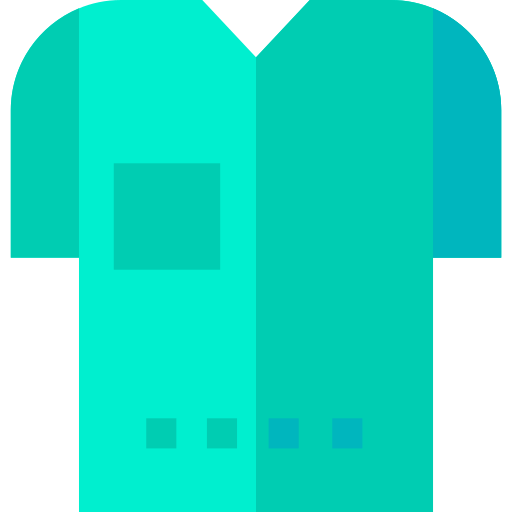 T shirt Basic Straight Flat icon
