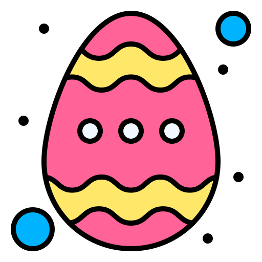 пасхальное яйцо Generic Outline Color иконка