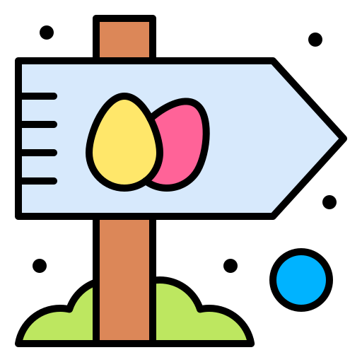 richtungszeichen Generic Outline Color icon