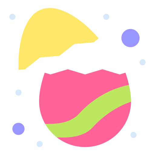 eieren schilderen Generic Flat icoon