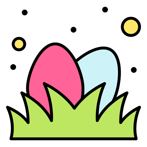 부활절 계란 Generic Outline Color icon