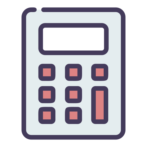 kalkulator Generic Outline Color ikona