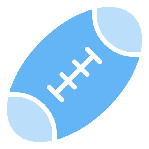 fútbol americano Generic Blue icono