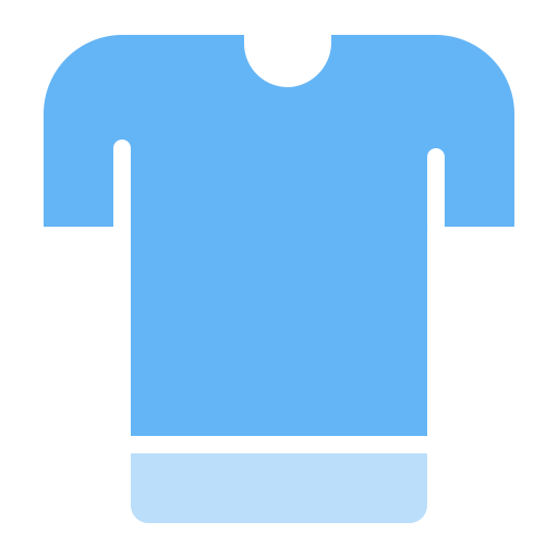 voetbal uitrusting Generic Blue icoon