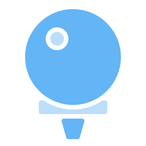 Мяч для гольфа Generic Blue иконка