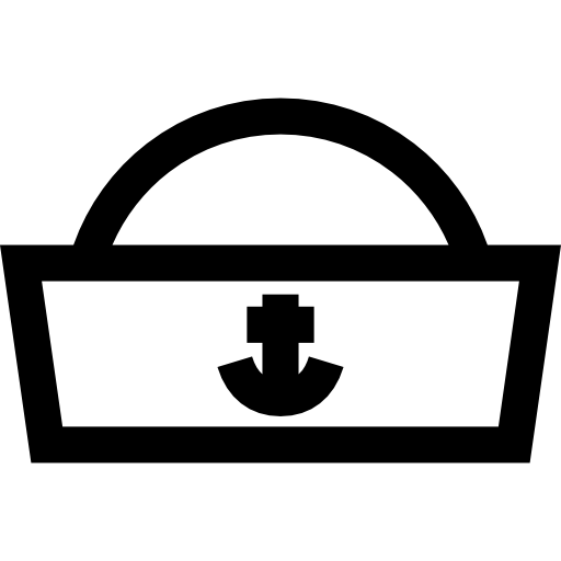 marynarz Basic Straight Lineal ikona