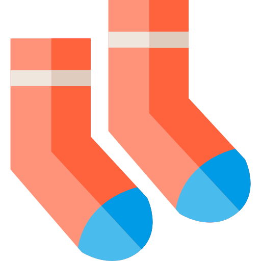 sokken Basic Straight Flat icoon