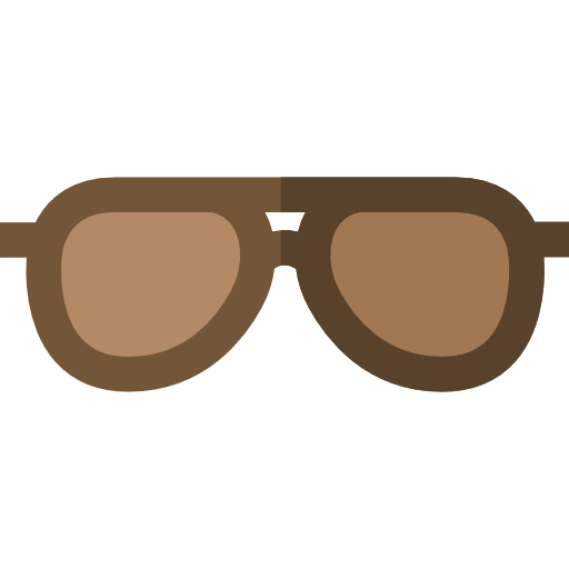 oculos de sol Basic Straight Flat Ícone