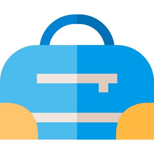 Hand bag Basic Straight Flat icon