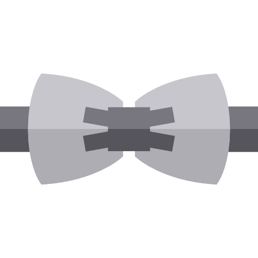 gravata-borboleta Basic Straight Flat Ícone