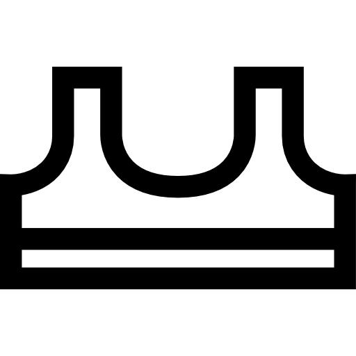 biustonosz Basic Straight Lineal ikona