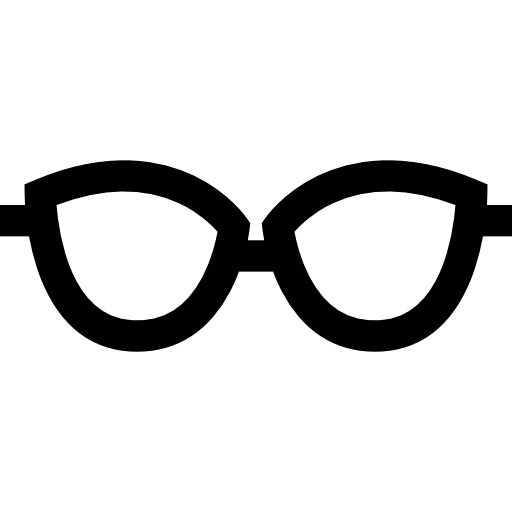 okulary Basic Straight Lineal ikona
