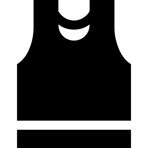 tanktop Basic Straight Filled icoon
