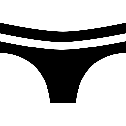 Underwear Basic Straight Filled icon