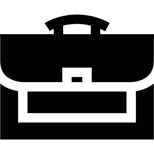 Briefcase Basic Straight Filled icon