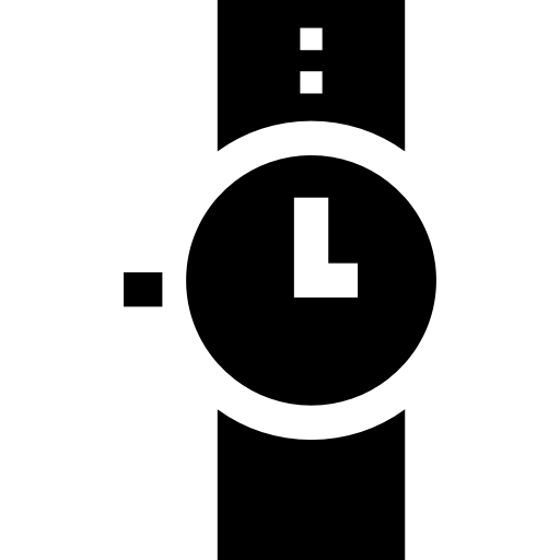 orologio Basic Straight Filled icona