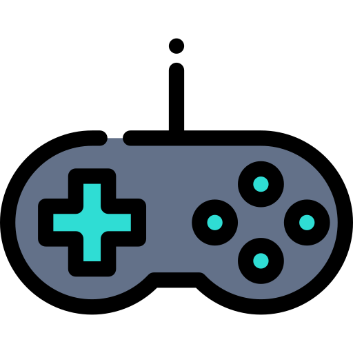 Game controller Detailed Rounded Lineal color icon