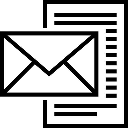 correo electrónico Detailed Straight Lineal icono