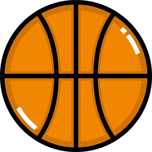 basketball Detailed Straight Lineal color icon