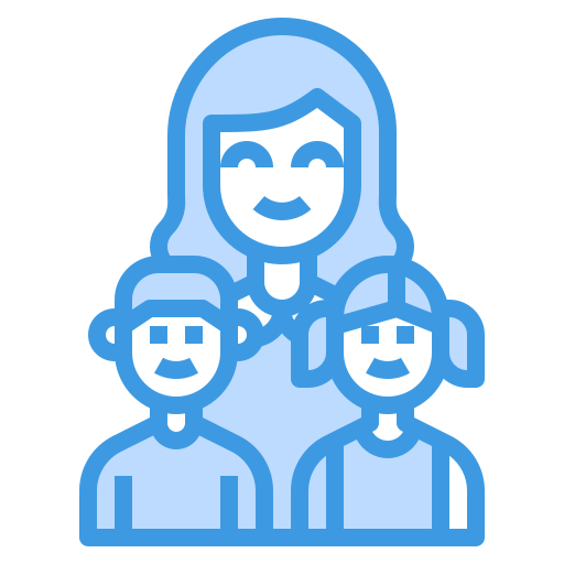 가족 itim2101 Blue icon