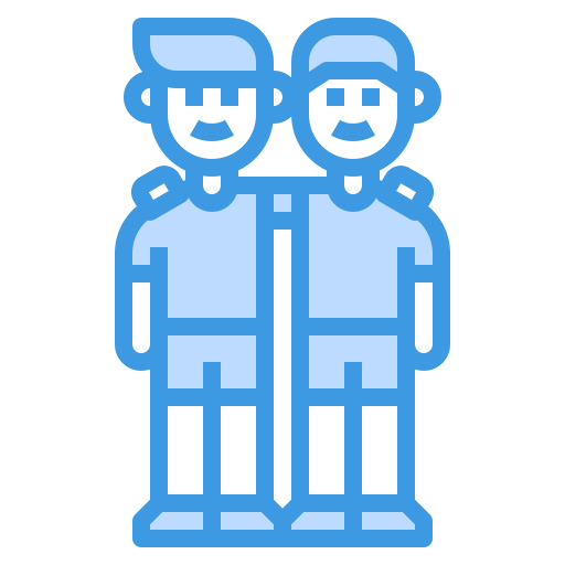 hermanos itim2101 Blue icono