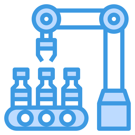 Manufacturing itim2101 Blue icon