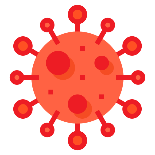 coronavírus itim2101 Flat Ícone