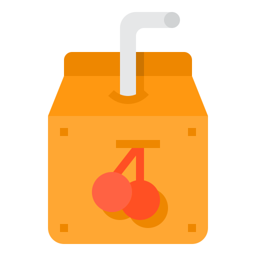 Juice box itim2101 Flat icon
