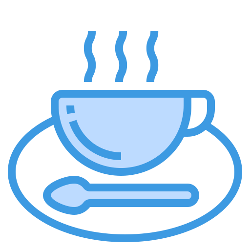 Hot coffee itim2101 Blue icon