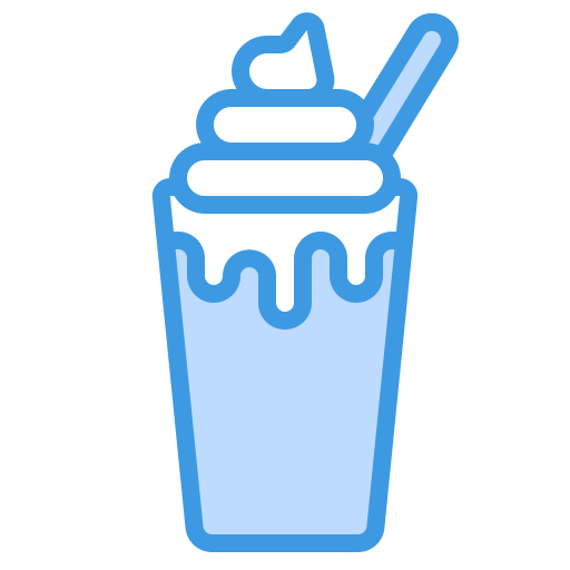 milkshake itim2101 Blue Ícone
