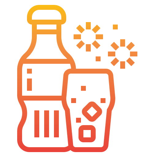 Soda bottle itim2101 Gradient icon