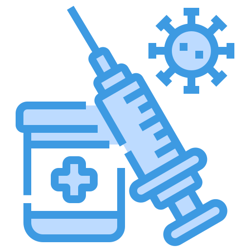 Vaccine itim2101 Blue icon