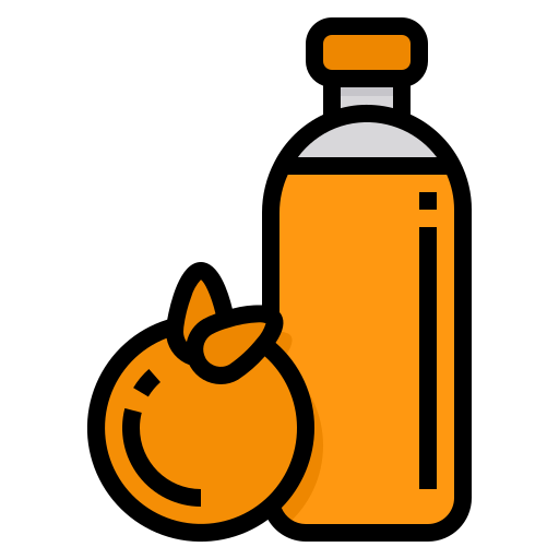 sok pomarańczowy itim2101 Lineal Color ikona