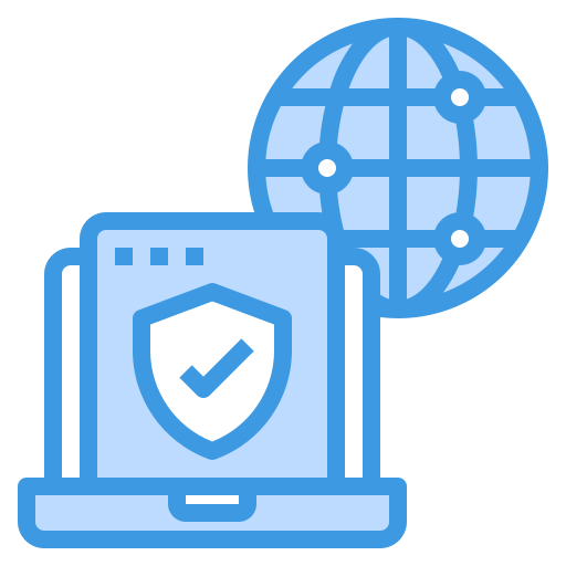 web-sicherheit itim2101 Blue icon