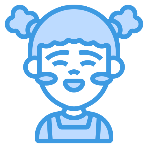女の子 itim2101 Blue icon