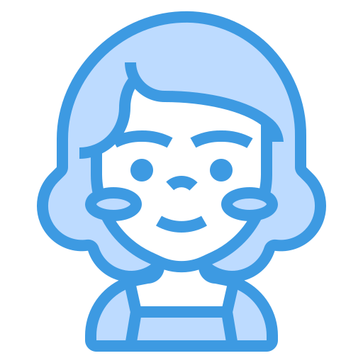 niña itim2101 Blue icono