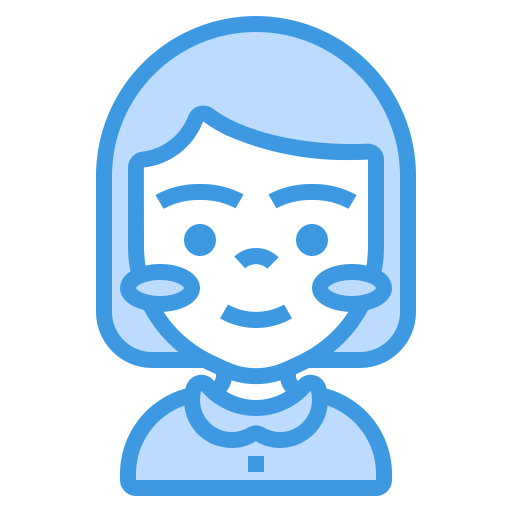 Girl itim2101 Blue icon